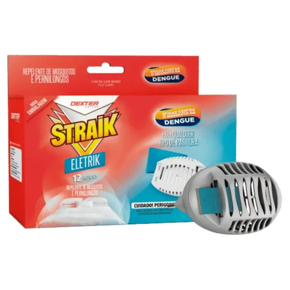 Repelente inseticida AP straik eletrik 12 horas Dexter