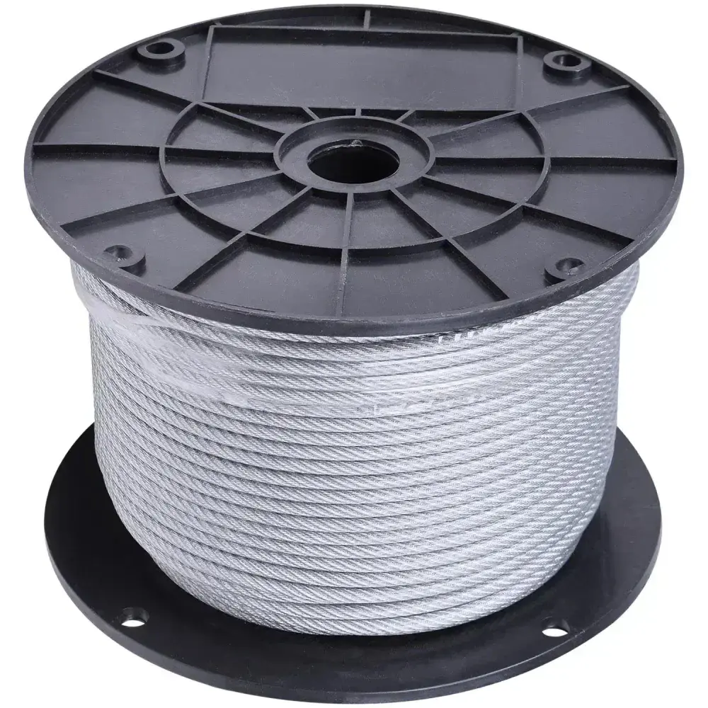 Cabo aço 6X75/32 pvc 100M 4,00MM worker Acerosid — fotografia 7