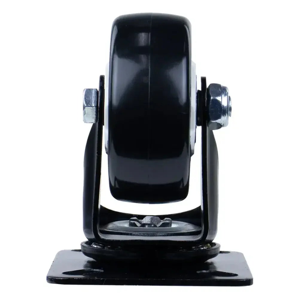 Rodízio giratório poliuretano 100MM preto Worker — fotografia 9