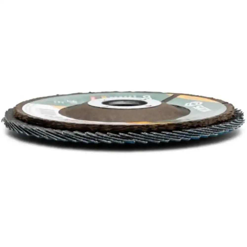 Disco de lixa flap abrasivo metal 4.1/2 polegada grão 80 ST55504G Sata — fotografia 3