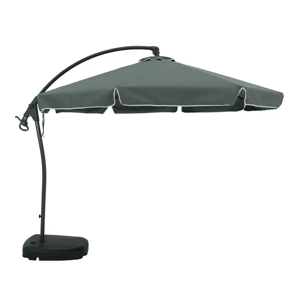 Ombrelone 3 metros suspenso com base cinza 891008 BEL Belfix
