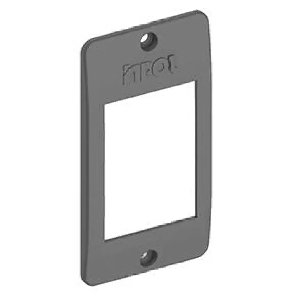 Tampa de interruptor pvc 3/4 3P cinza Inpol