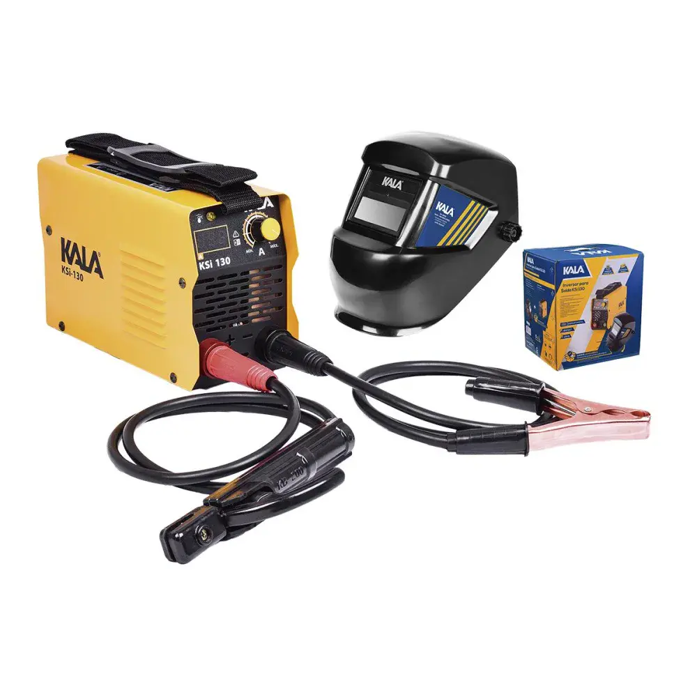 Inversor de solda com máscara ksi 130 bivolt Kala — fotografia de referência