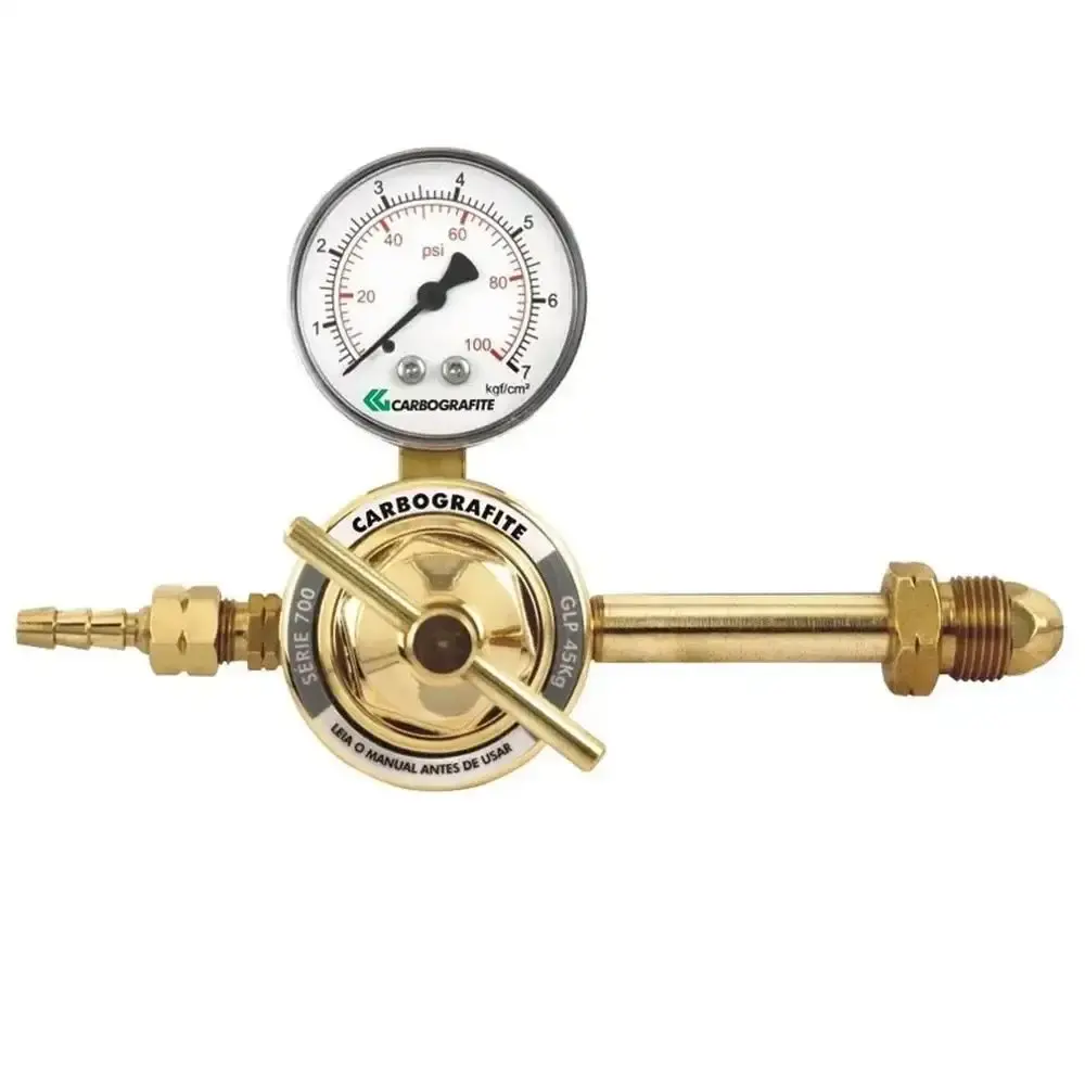 Regulador de pressão série 700 GLP 45KG 010454210 Carbografite