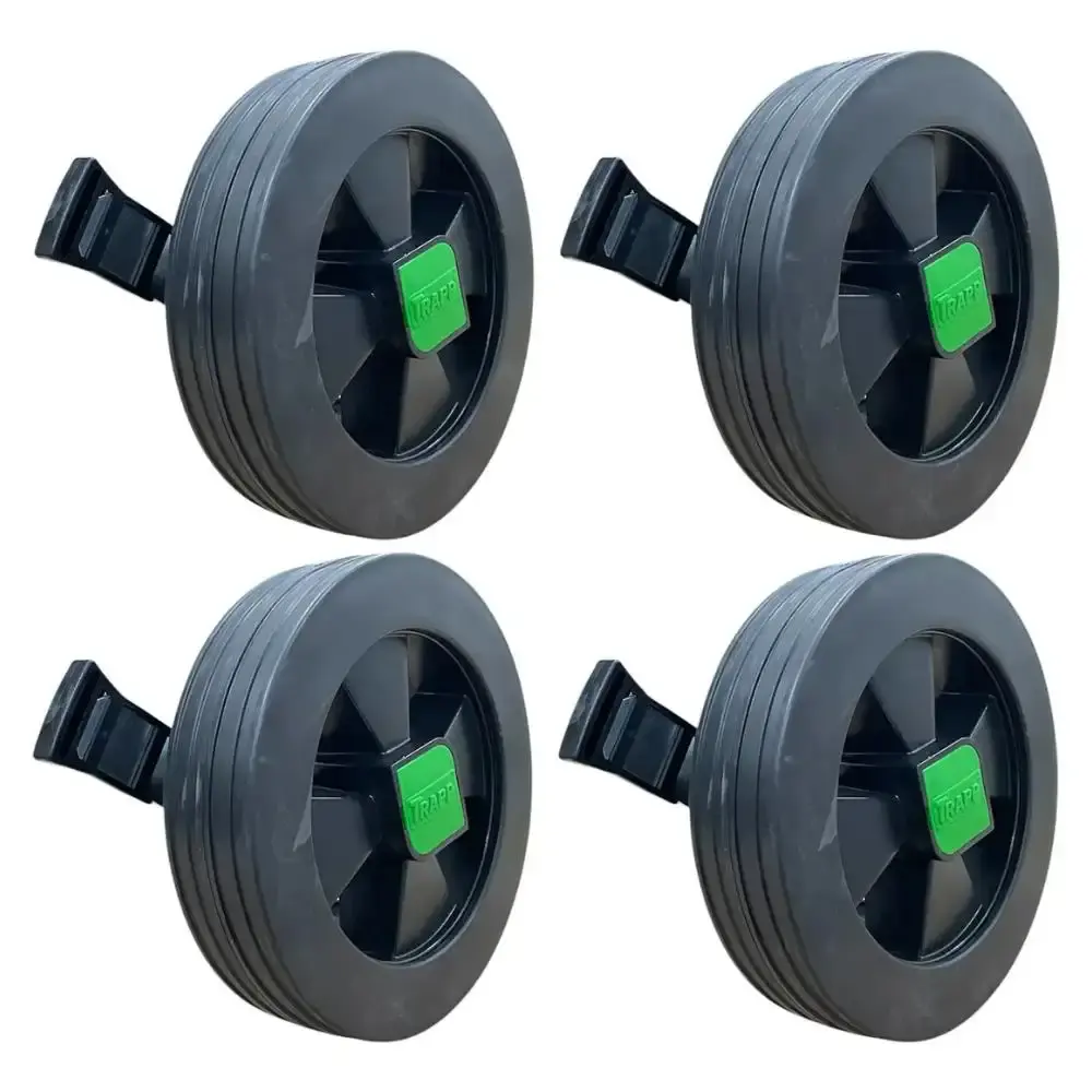Kit 4 unidades de roda completa para roçadeira MC50E LF600G original Trapp