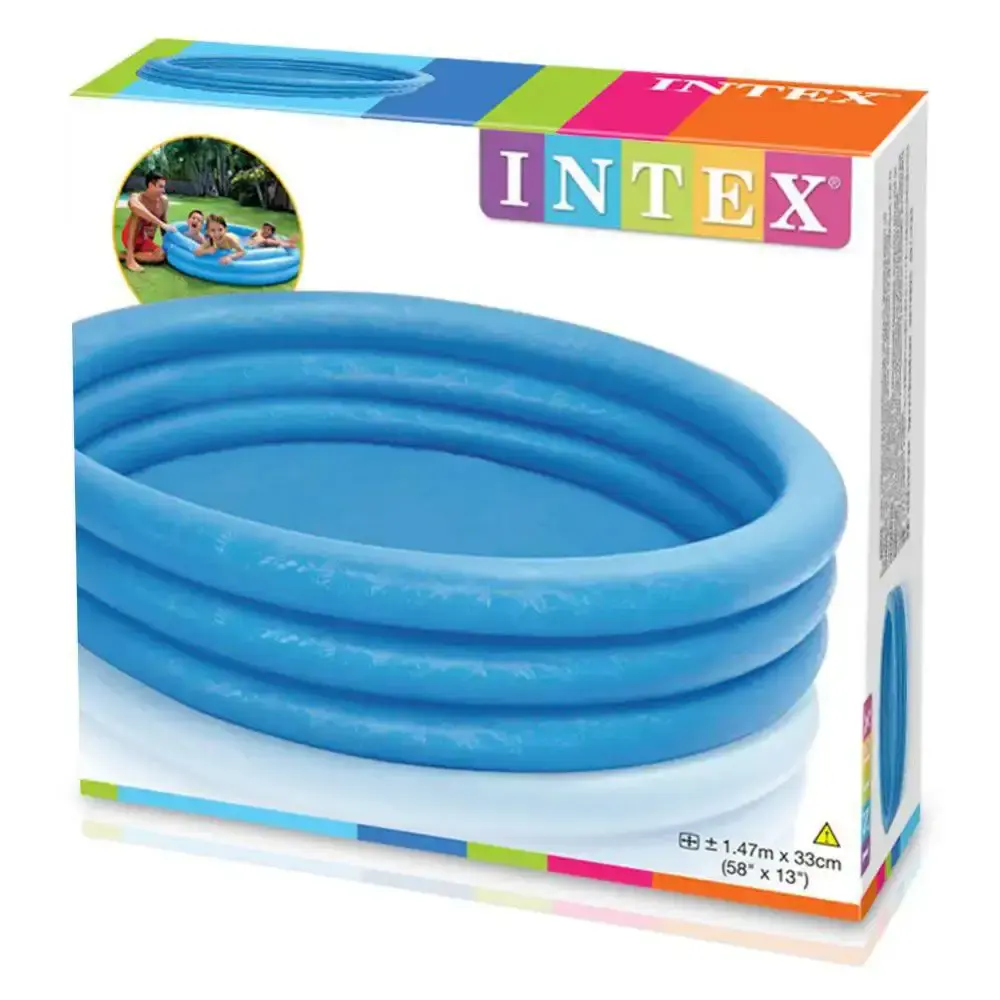 Piscina Inflável 330 Litros 147 x 33 CM Azul Cristal INTEX — fotografia 4
