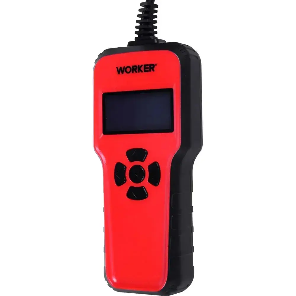 Testador de baterias com display lcd 12V Worker — fotografia 8