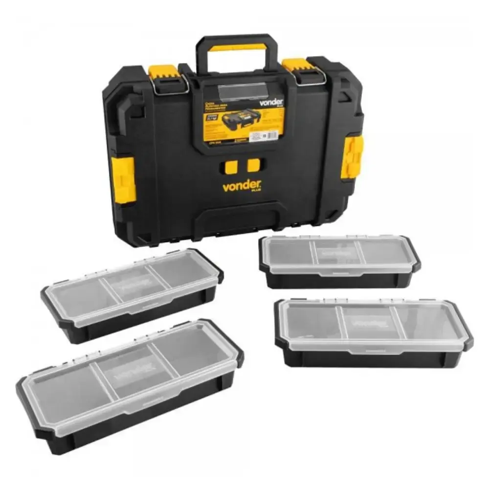 Kit caixas ferramentas CRV 900 CPV 920 e organizador CPV 910 plus Vonder — fotografia 6