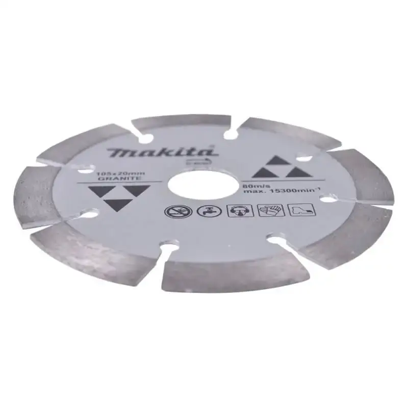 Disco de corte diamantado 4.1/8 POL 105 MM para granito D-44351 kit com 5 peças Makita — fotografia 5