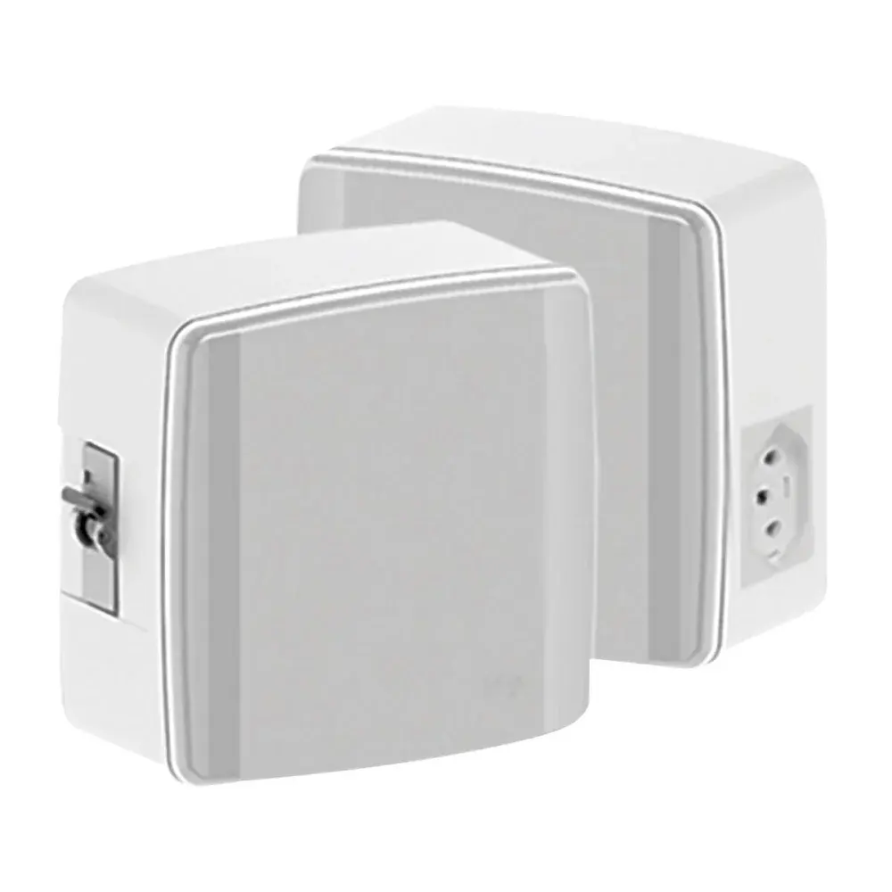 Caixa sobrepor tom 20A Ilumi +Din uni 25A br slim