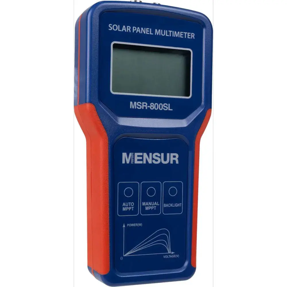 Multímetro digital profissional solar MSR-800SL Mensur — fotografia 12