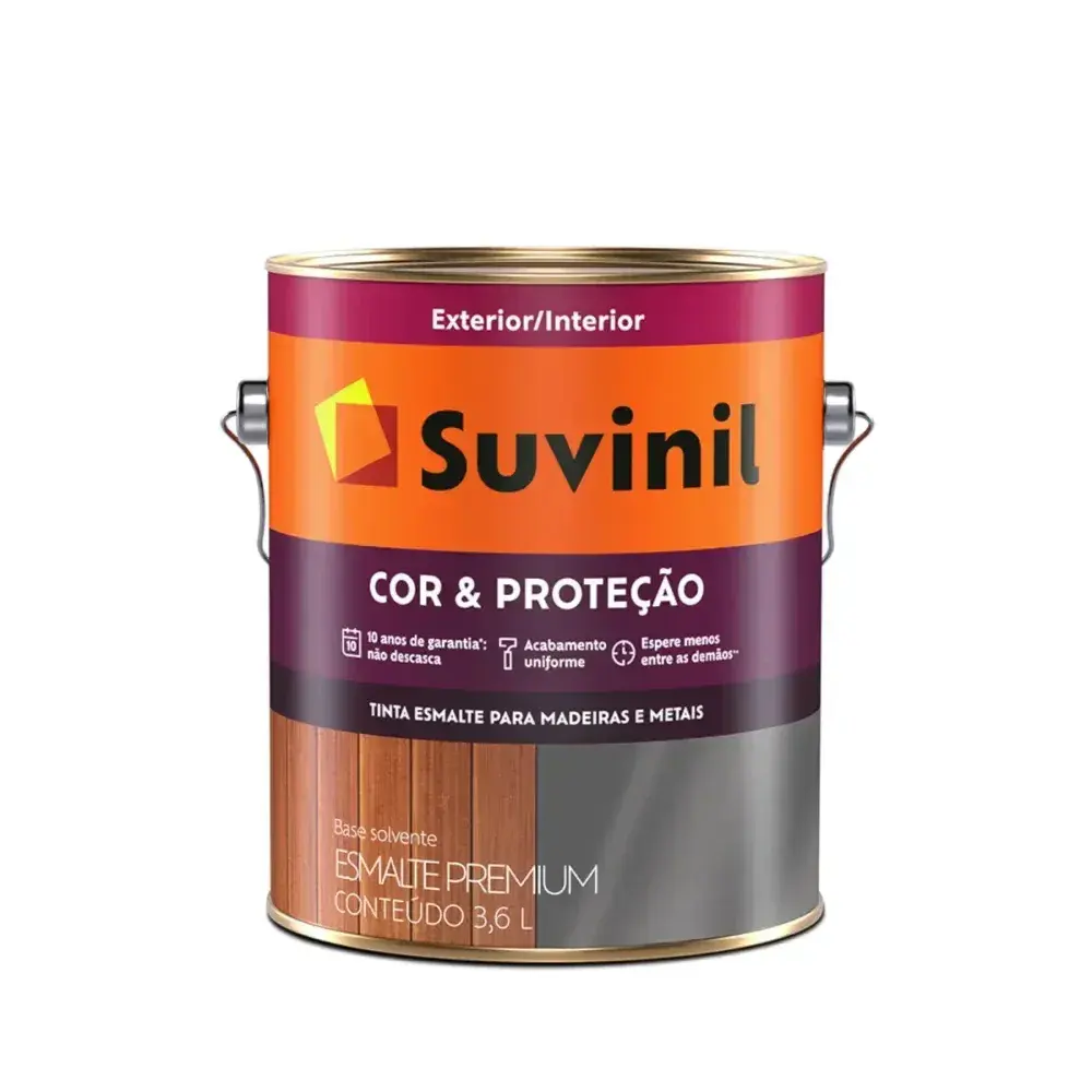 Tinta esmalte corproteção brilhante branca 3,6L Suvinil — fotografia 2