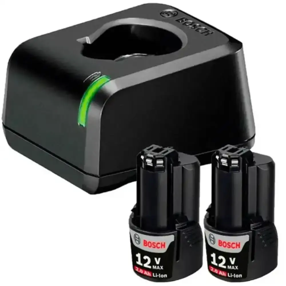 Kit 2 baterias 12V 2.0 AH + 1 carregador GAL 12V-20 bivolt Bosch — fotografia 6