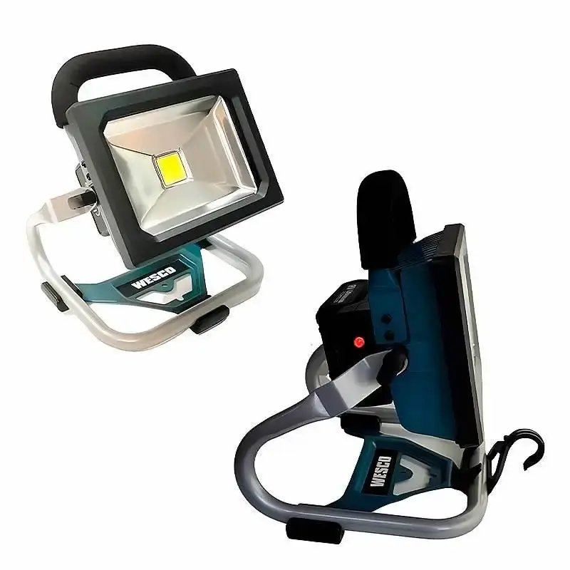 Refletor de led à bateria 18V sem carregador e bateria WS2943.9 Wesco — fotografia 3