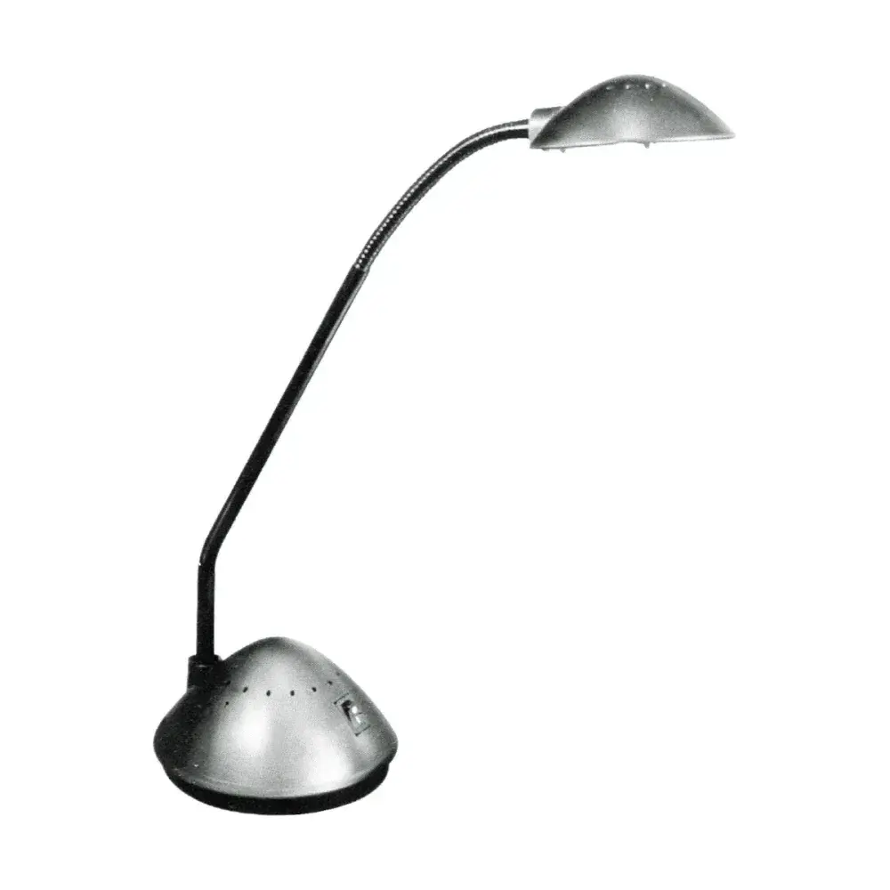 Luminária de mesa halógena preta 220V Hidromel