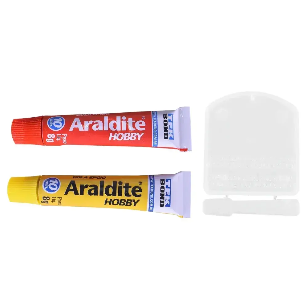 Adesivo epóxi hobby 200KGF 16G Araldite — fotografia 6
