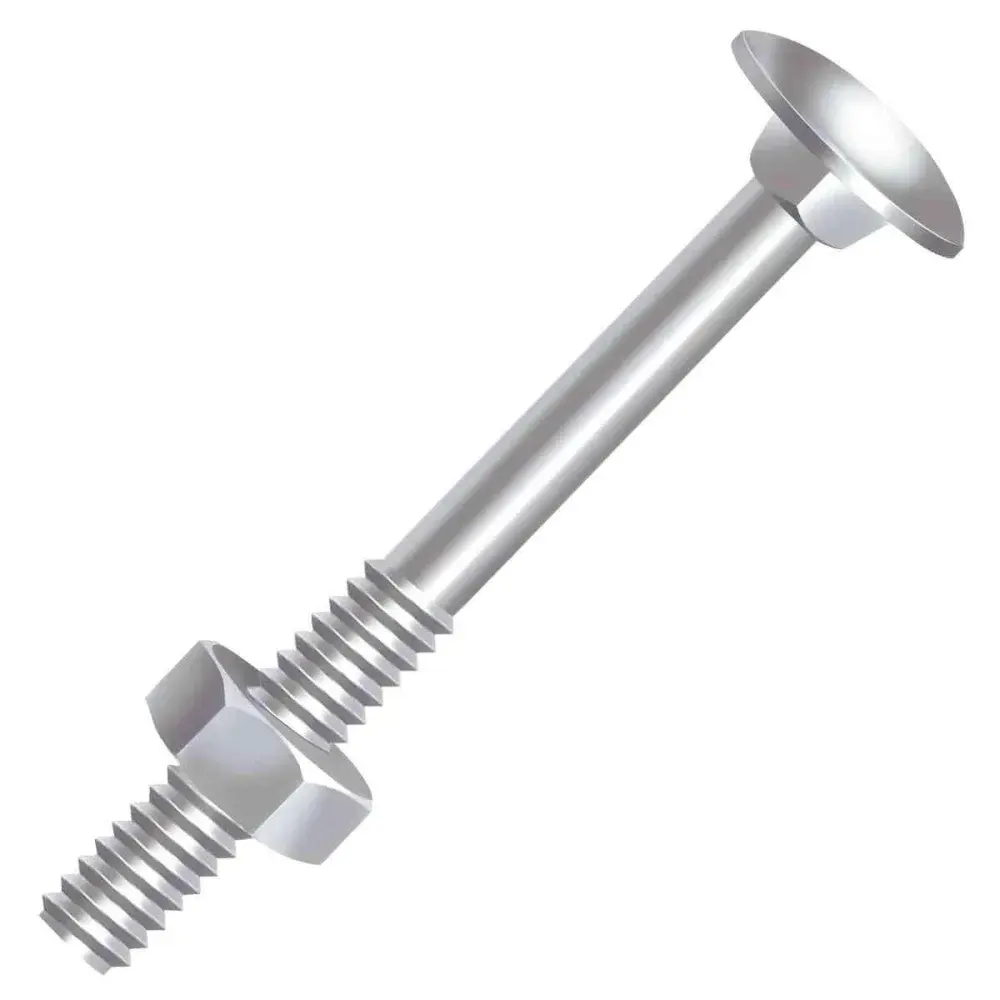 Parafuso francês porca sext zinc 5/16 100 peç Ciser