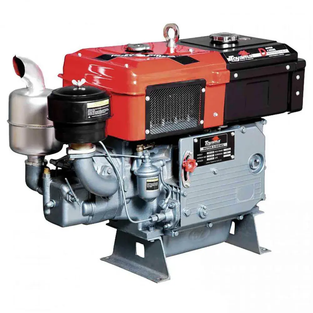Motor diesel 16,5HP 4T refrig água inj d Toyama
