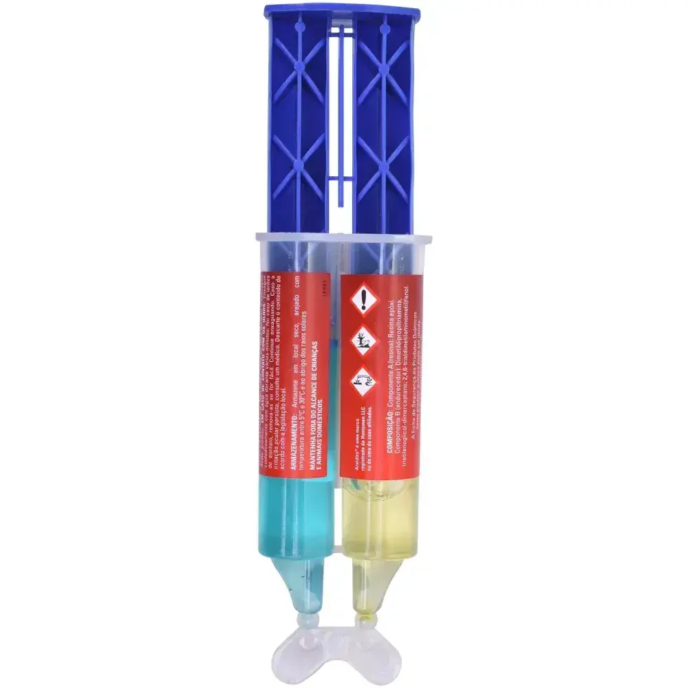 Adesivo epóxi blister 25GR bi-componente líquido tekbond Araldite — fotografia 8