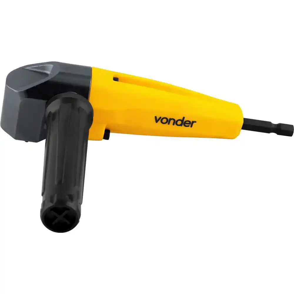 Adaptador angular para parafusadeira e furadeira encaixe 1/4POL Vonder — fotografia 5