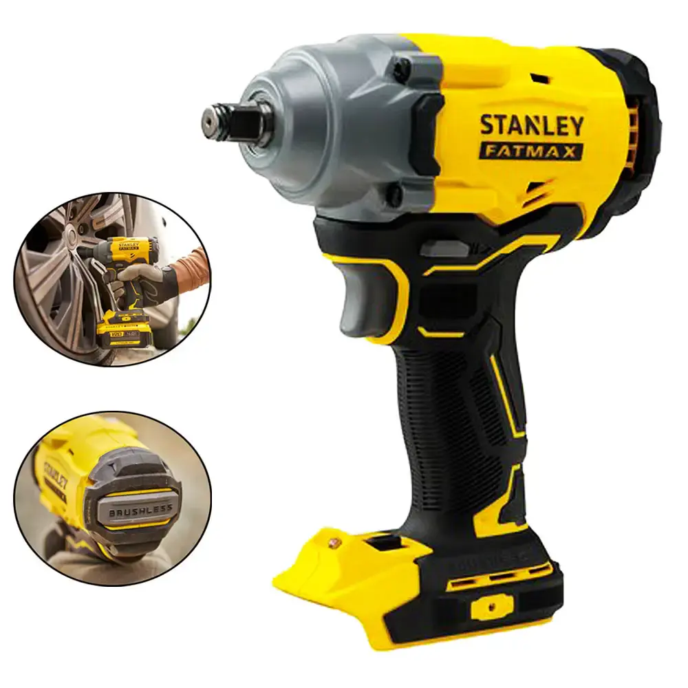 Chave de impacto bateria 20V 1/2" brush 370 nm sem bateria e sem carregador SBW920-B2 Stanley