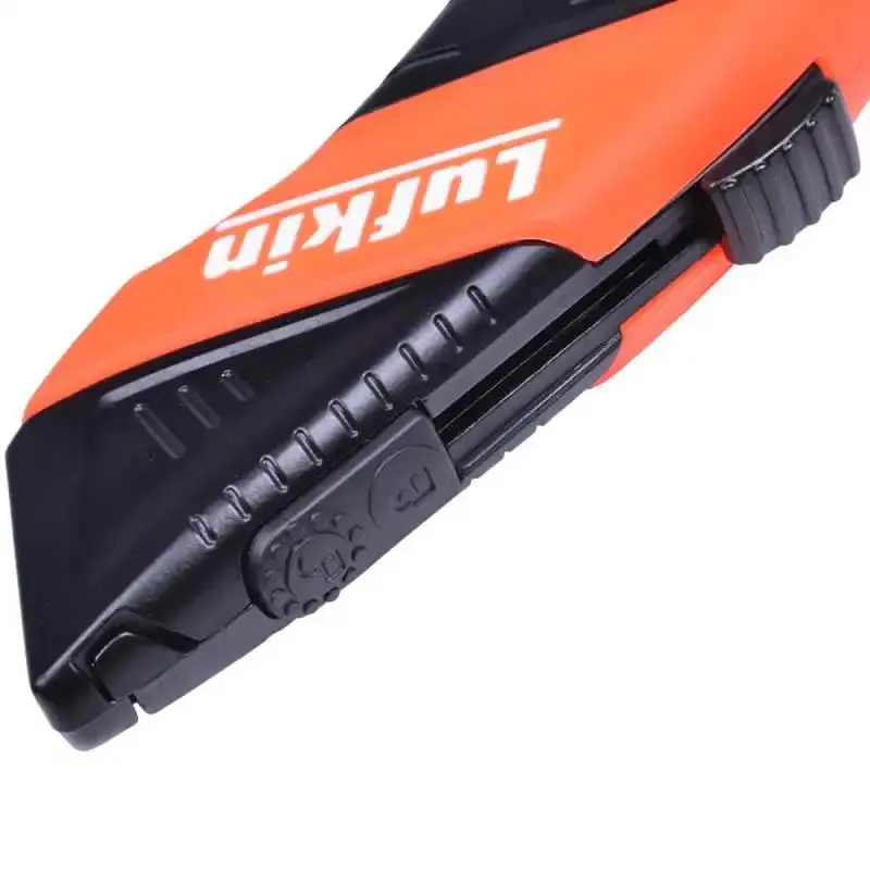 Estilete de segurança auto retrátil 18 MM lâmina trapezoidal ETS001L Lufkin — fotografia 4
