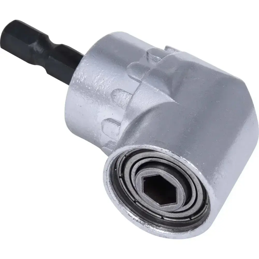 Adaptador angular para parafusadeira elétrica curto 1/4 Worker — fotografia 11