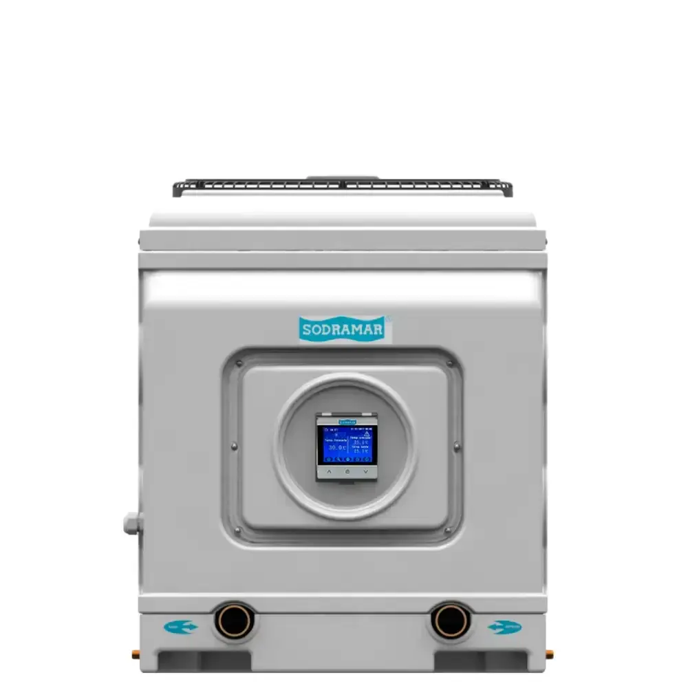 Aquecedor Trocador Calor SD-40 Titânio 220V Bifáscio Painel Digital Piscinas até 39.000L SODRAMAR 220 V