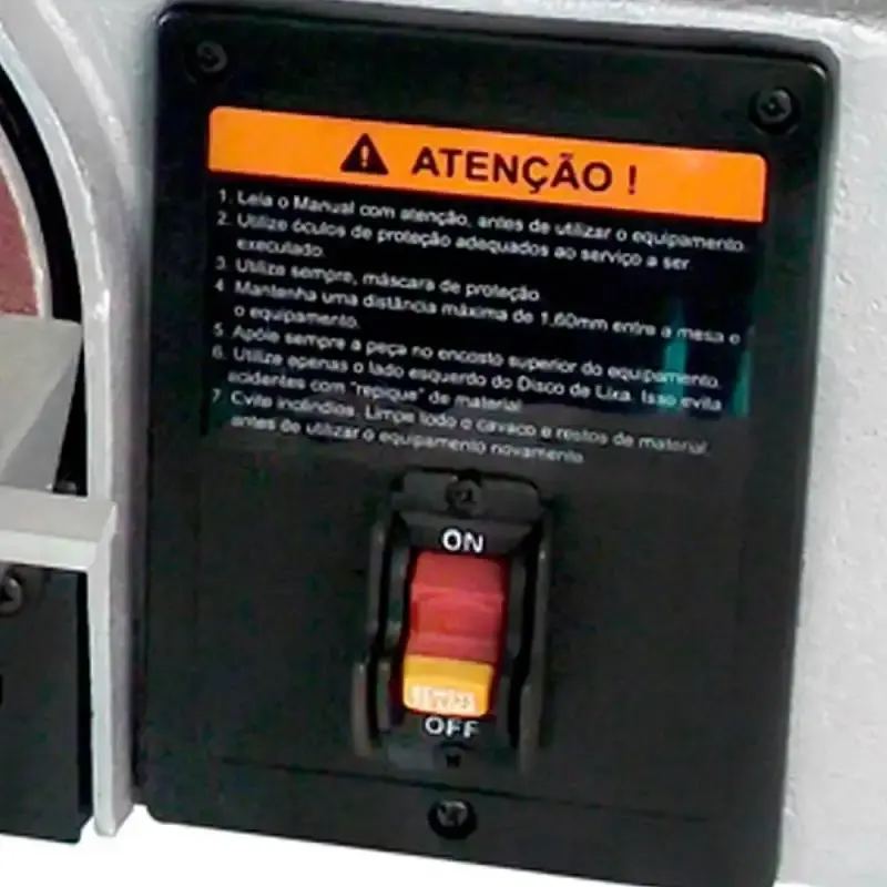 Lixadeira de bancada multifuncional 220V MR-47 Manrod — fotografia 4