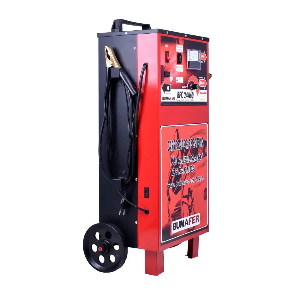 Carregador de bateria BFC24A60 70A 12V-24V bivolt Bumafer — fotografia 9