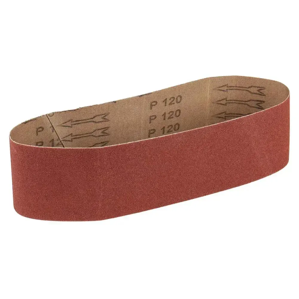Lixa cinta 75X610MM grão 120 costado de lona 3 peç Worker — fotografia 5
