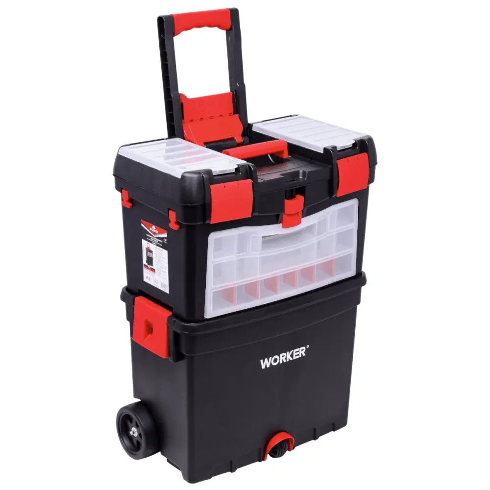 Caixa para ferramentas com rodas de nylon 24.1/2 Worker