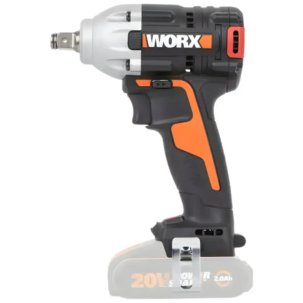 Chave de impacto 1/2 POL a bateria 20V Worx e jogo soquetes 10-27MM 15 peças evald — fotografia 2