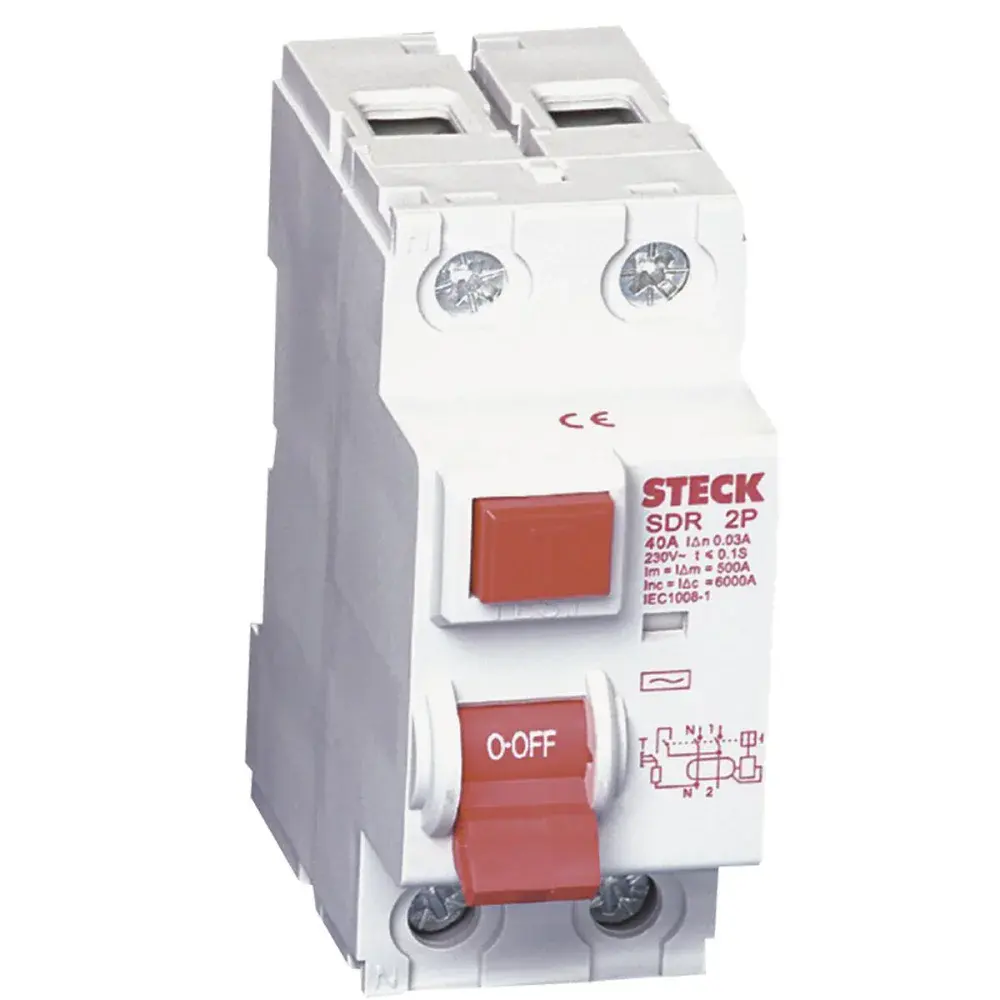 Interruptor dr 63A Steck 2 polos 30MA
