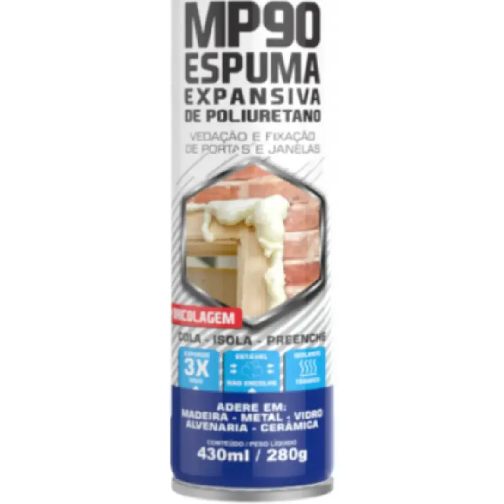Espuma Bricolagem 430 ml com 10 Unidades MUNDIAL PRIME — fotografia 4