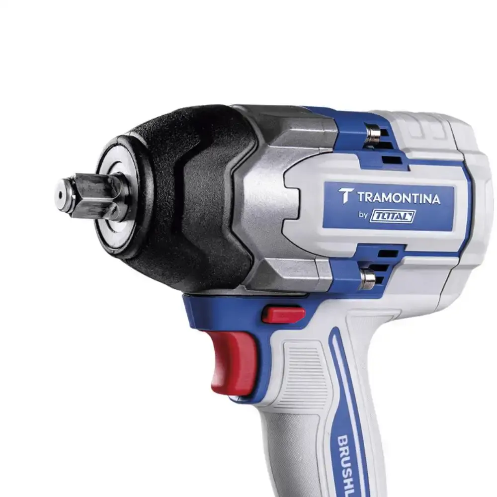 Chave impacto 1/2POL 20V 850 n.m brushless 2 baterias 4AH carregador maleta Tramontina — fotografia 2