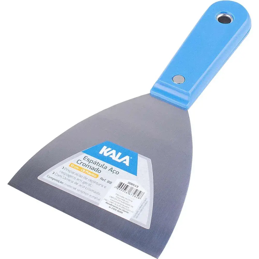Espatula aco cromado 10 cb plastico 88 Kala — fotografia de referência