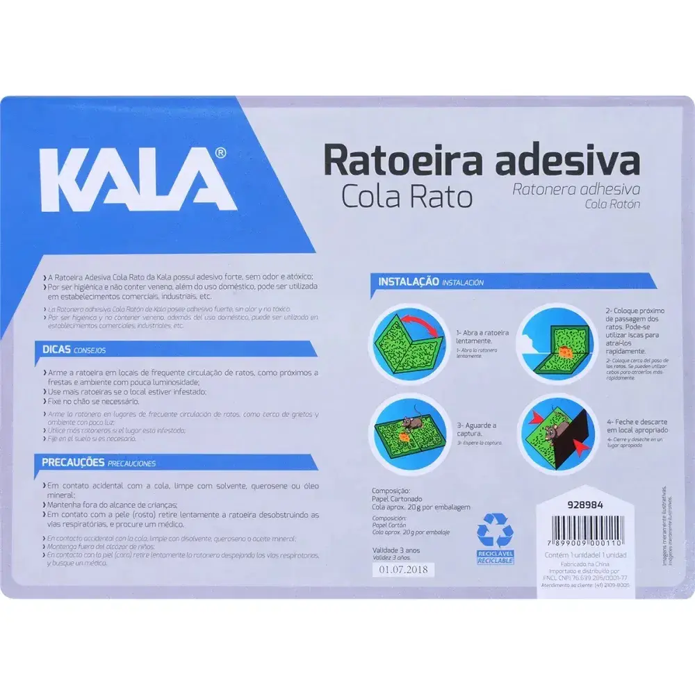 Ratoeira adesiva para rato Kala — fotografia 8