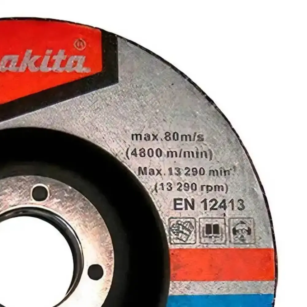 Disco de desbaste 4.1/2 POL 115 MM para metal D-19831 kit 50 unidades Makita — fotografia 4