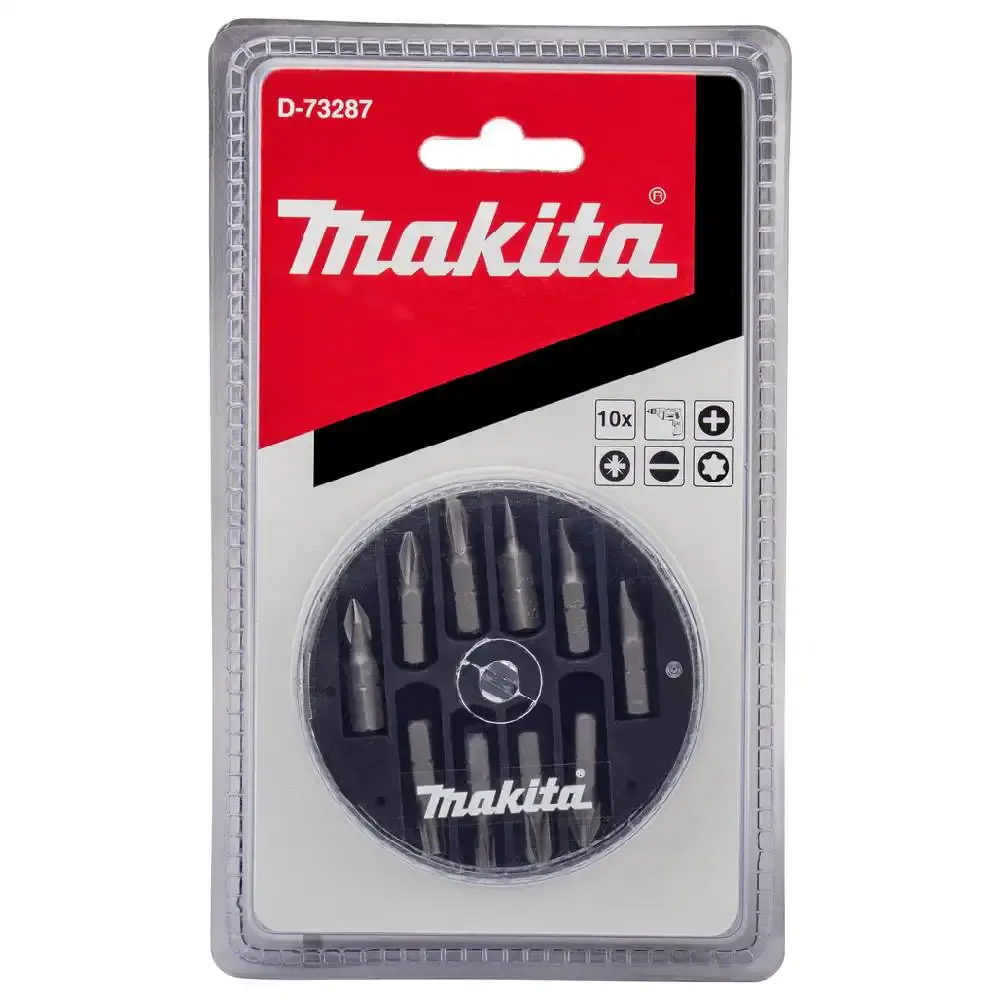 Estojo plástico com 10 bits D-73287 Makita — fotografia 5