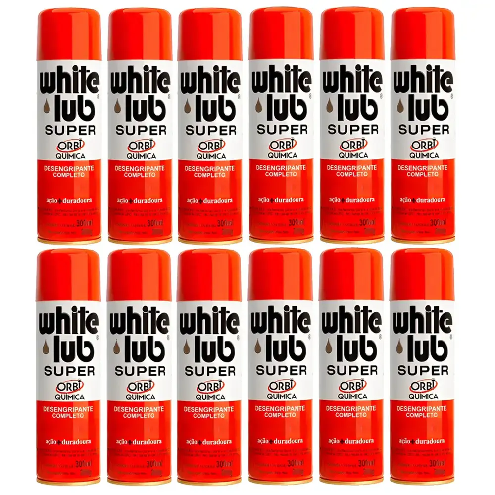 Desengripante White lub Com 12 Unidades ORBI