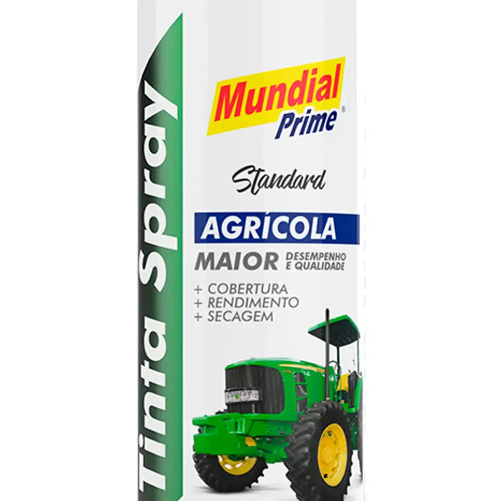 Tinta spray 400ML vermelho agrícola AE0100142 Mundial prime — fotografia 3