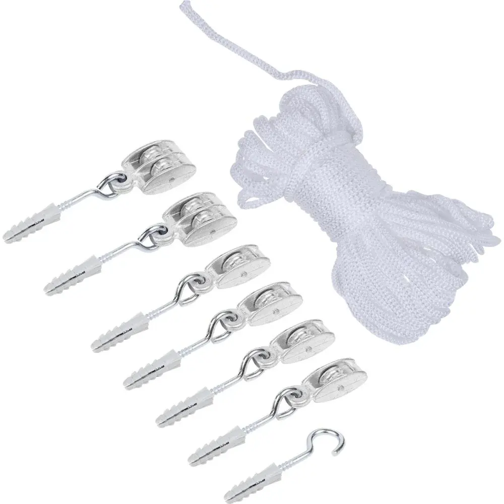Kit moitão varal de teto Kala corda nylon — fotografia de referência