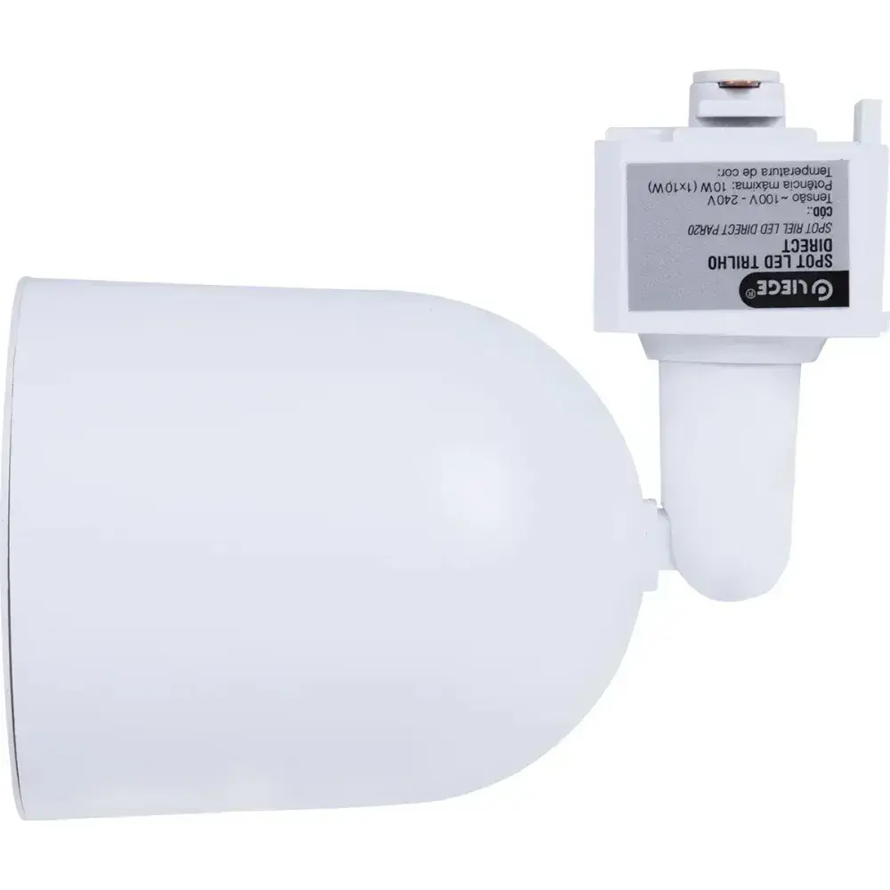 Spot led para trilho 6W 6500K 50/60HZ biv branco Liege — fotografia 6