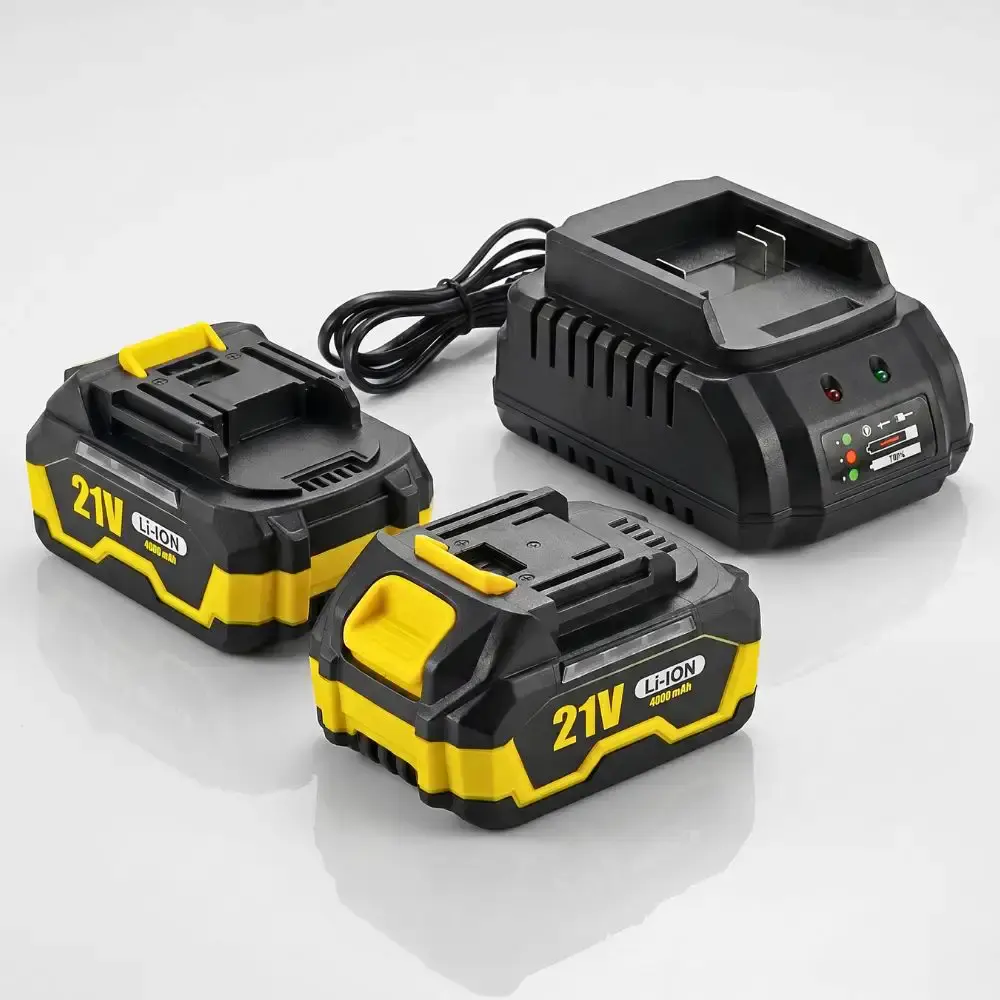 Chave de impacto 1/2 POL 21V brushless com 2 baterias 4AH e maleta EV-3500 Evald — fotografia 4