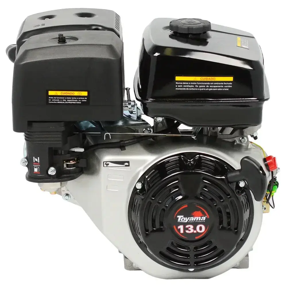 Motor a gasolina 13HP 4T refrigerado a ar Toyama — fotografia 8