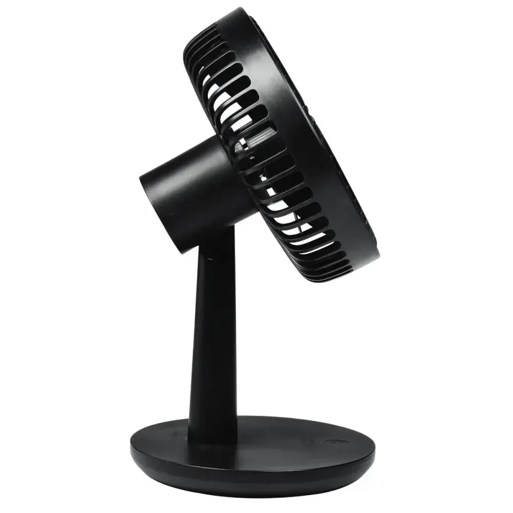 Ventilador de mesa portátil 5W preto Liege — fotografia 4