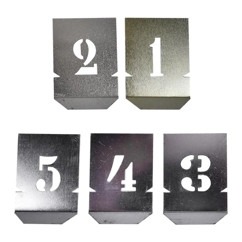 Algarismo em lâmina 0 a 9 25MM para pintura IMK-67 Krause — fotografia 4