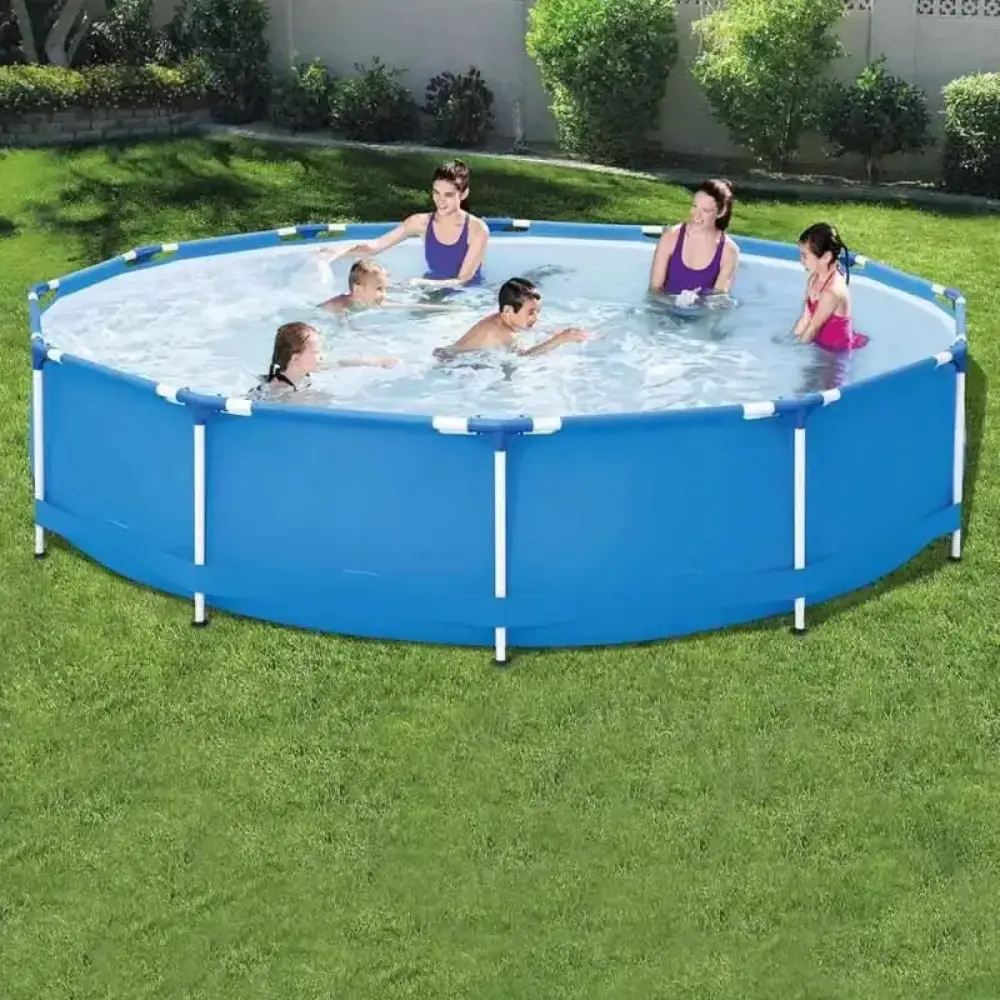 Piscina com armação 7.000 litros redonda 3,66 metros Mor — fotografia de referência