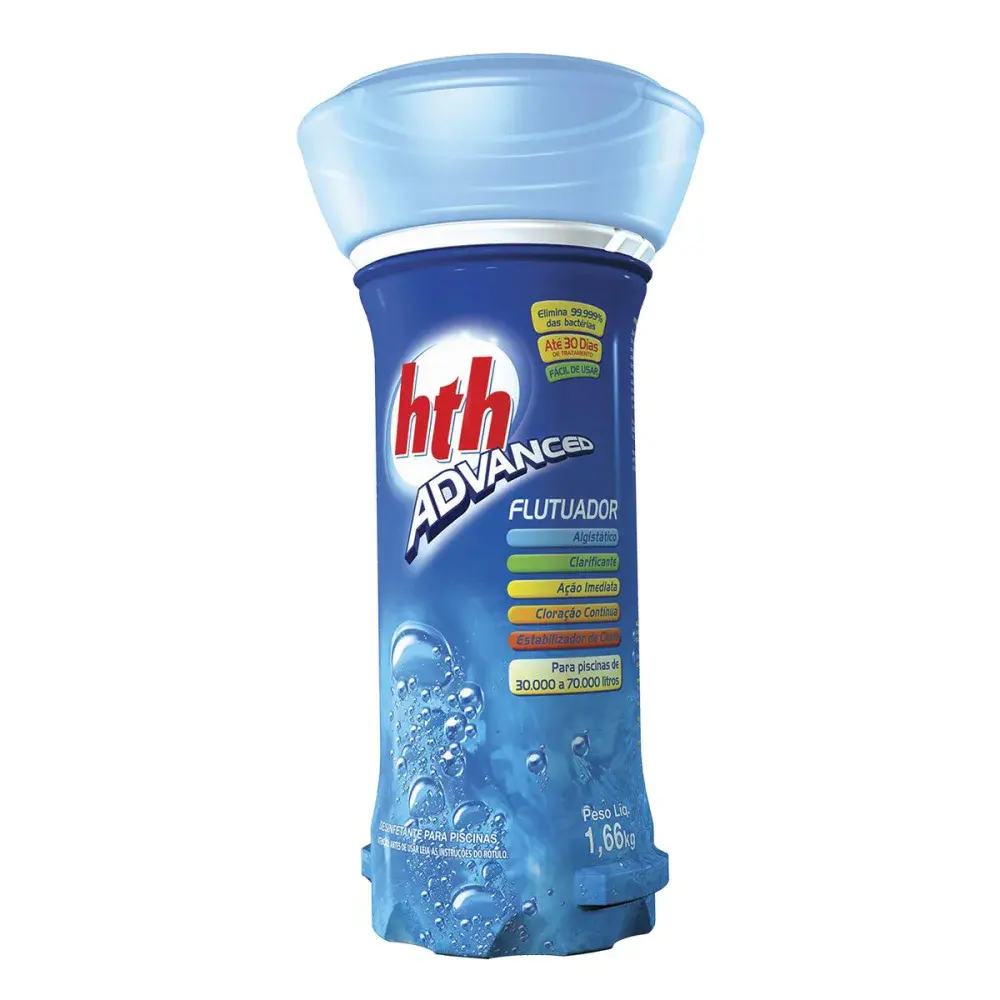 Cloro flutuador grande 1,66KG HTH